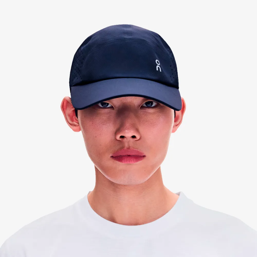 Boné On Running Lightweight Cap Unissex Azul-Marinho