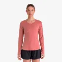 Camiseta Manga Longa Mizuno Pro UV +50 Feminina Rosa