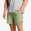 Short Adidas Adi365 Running Iconic Formotion 2 Em 1 Masculino Verde