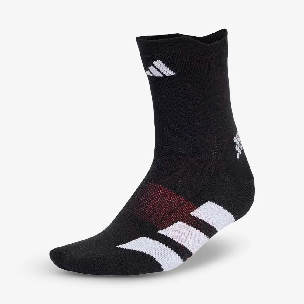 Meia Adidas Adizero Cano Médio Unissex Preta (P)
