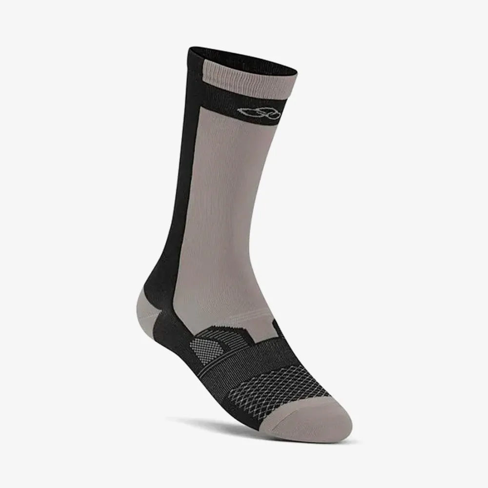Meia Olympikus BPC Cano Médio Feminina Preto-Cinza (P)
