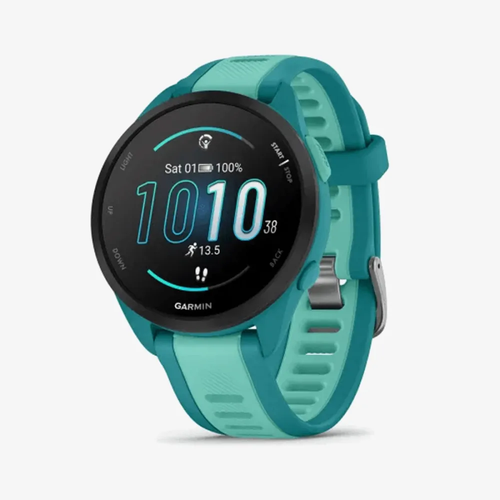 Relógio Garmin Forerunner 165 Music Unissex Azul-Turquesa