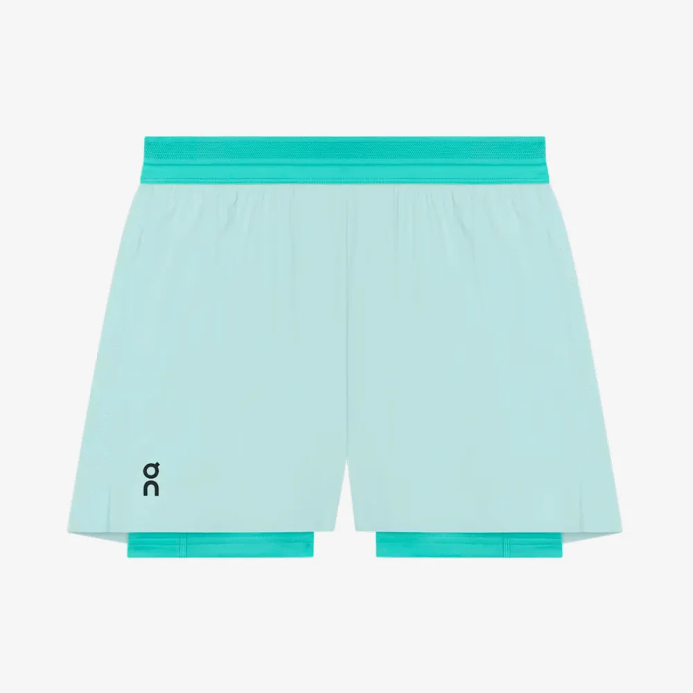 Short On Running Performance 3" 2 em 1 Feminino Azul-Claro