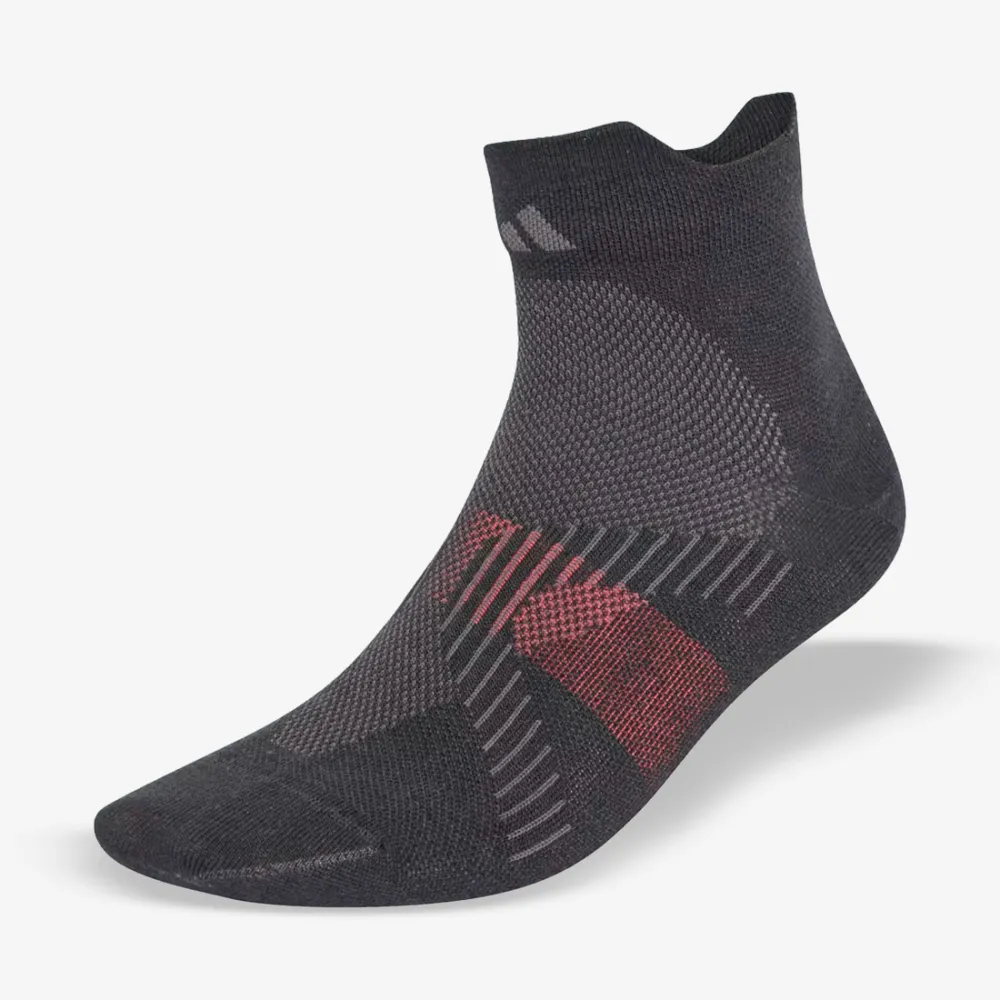 Meia Adidas Run Ligth Cano Médio Unissex Cinza (P)