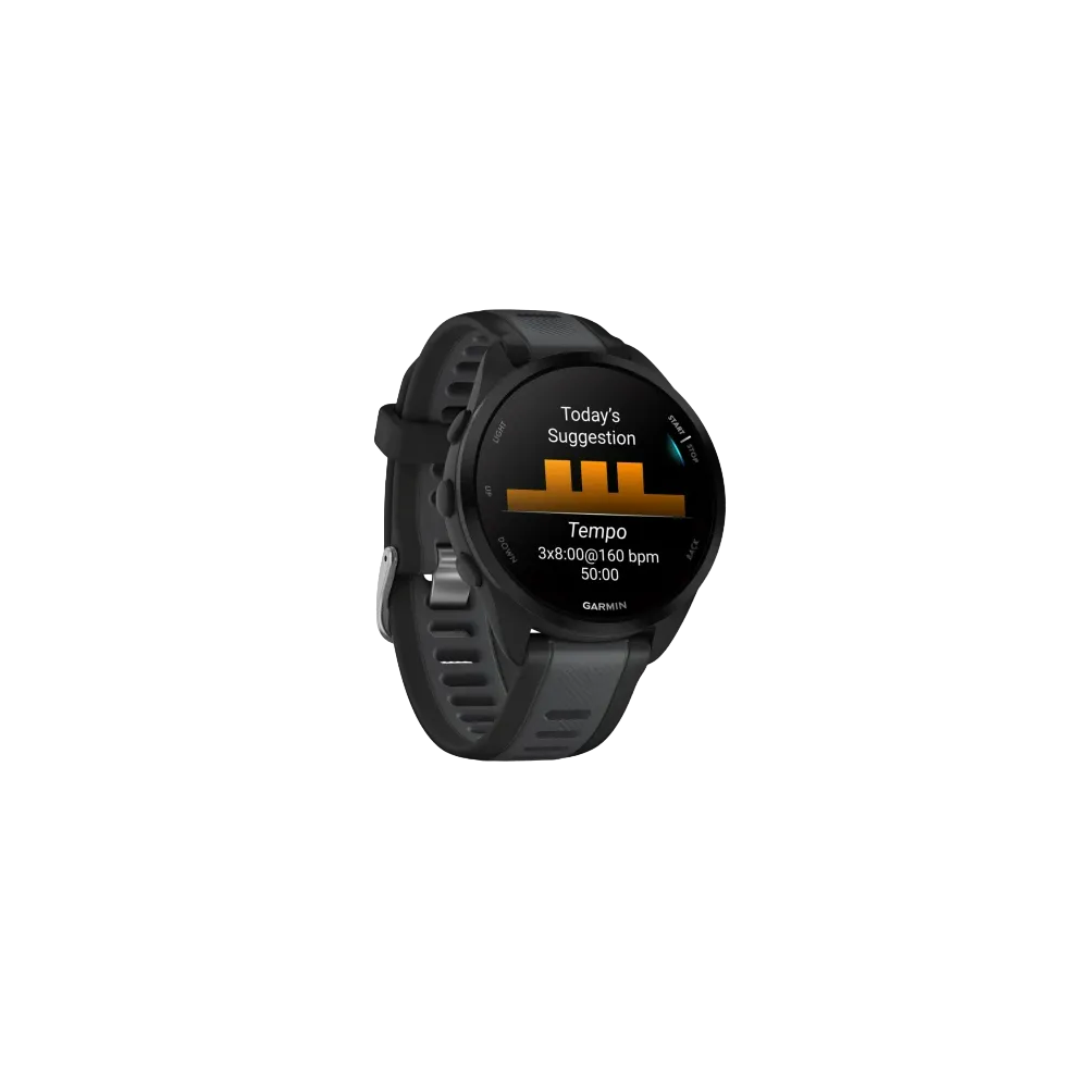 Relógio Garmin Forerunner 165 Unissex Preto-Cinza